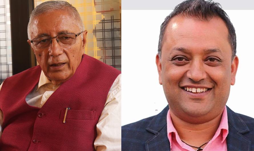 राष्ट्रियसभा निर्वाचनको ‘मौन अवधि’मा शेखर कोइरालाको चियापान, गगन थापा पनि पुगे विराटनगर