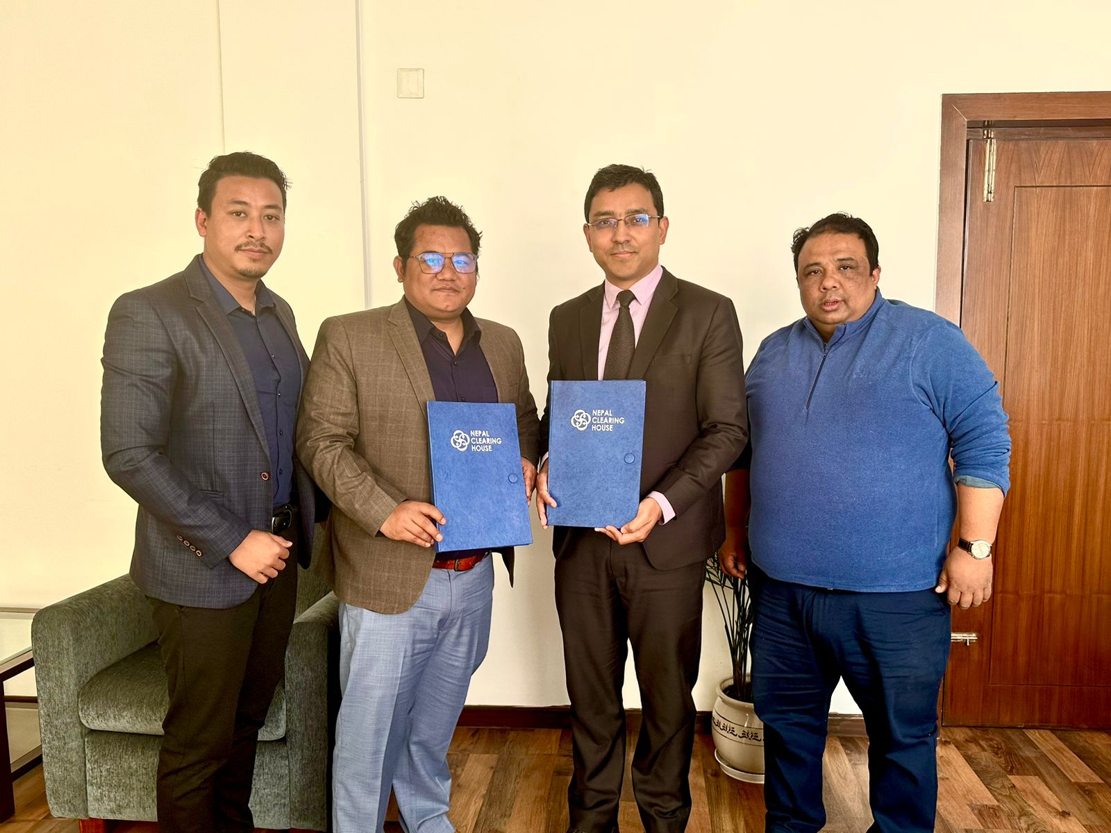 वानप्वाइन्ट फाइनान्सियल सर्भिसेस र नेपाल क्लियरिङ हाउसबिच अन्तर देशीय डिजिटल भुक्तानीबारे सम्झौता