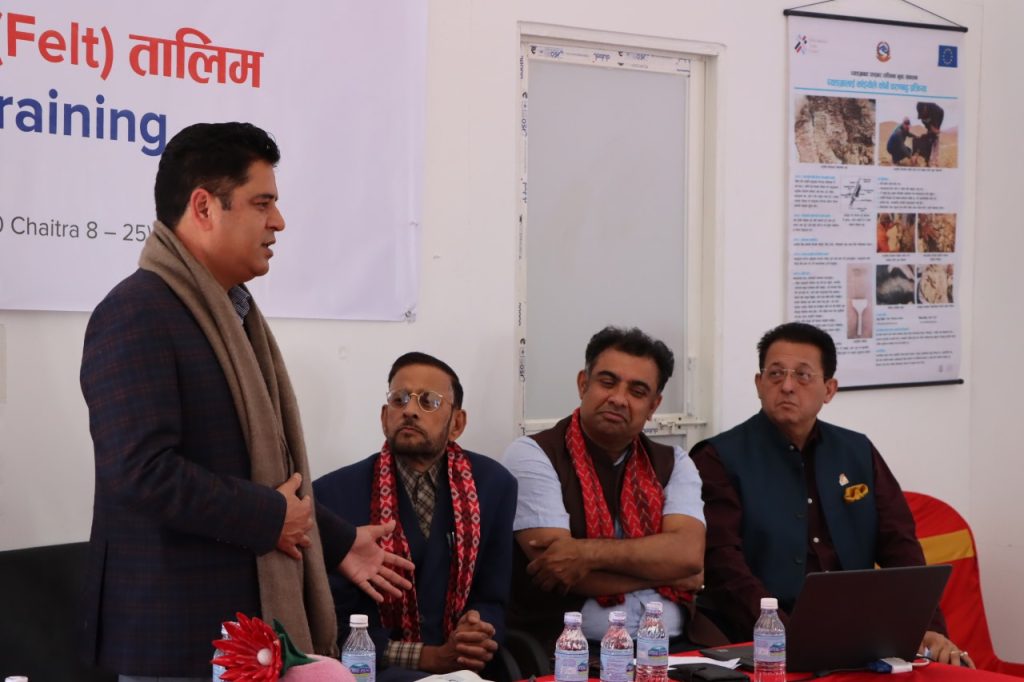 पश्मिना उद्योगको प्रवर्द्धनमा सरकार प्रतिबद्ध छ : मन्त्री भण्डारी