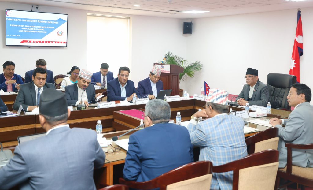 कूटनीतिक नियोग र विकास साझेदारहरूलाई लगानी सफल बनाउन प्रधानमन्त्रीको आग्रह
