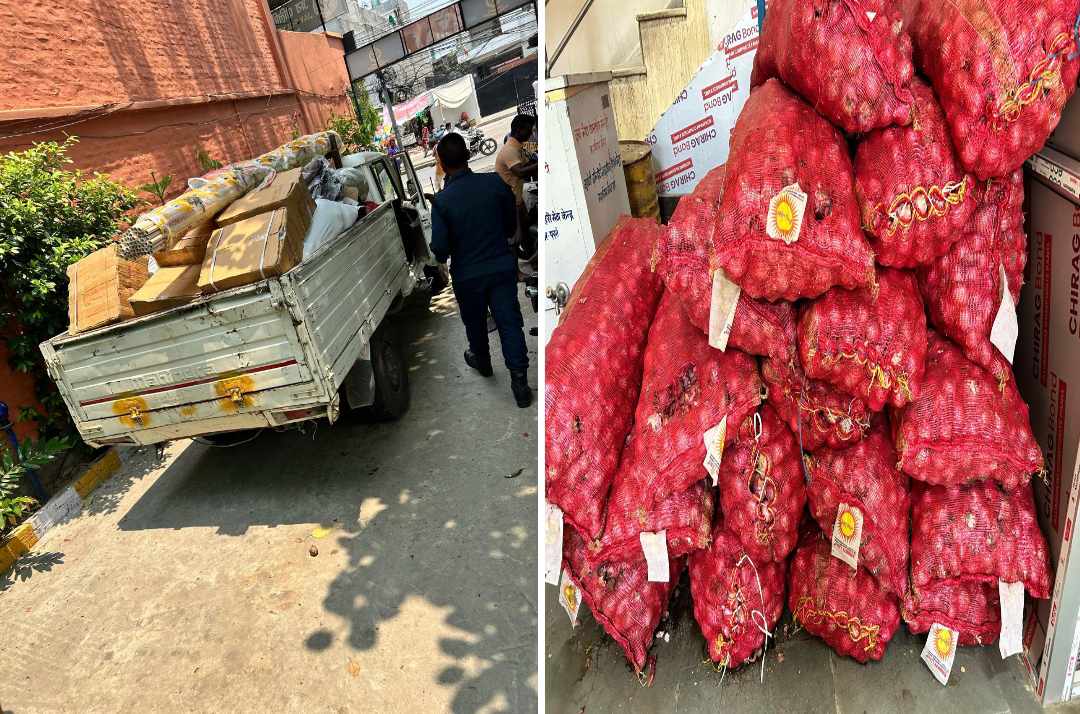 वडा प्रहरी कार्यालय विर्ताद्वारा वीरगंजबाट भन्सार छलीका सामग्री बरामद