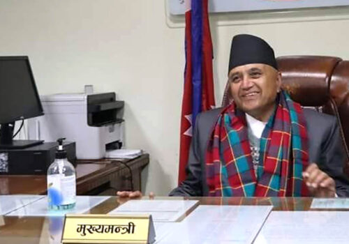 गण्डकीका मुख्यमन्त्रीले २३ गते विश्वासको मत लिँदै