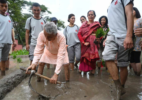 राष्ट्रपति भवन शीतल निवासमा रोपाइँ