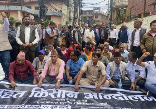 दुग्ध किसानहरुको आन्दोलन आज पनि जारी