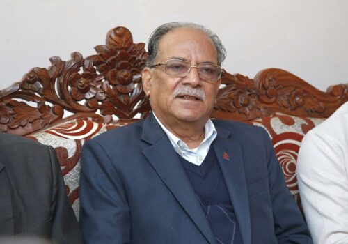 दुई बुँदे कार्यान्वयन नभए विरोधमा उत्त्रन्छौं, गृहमन्त्री र सापकोटाको विषयमा कुनै साइनो छैन : प्रचण्ड