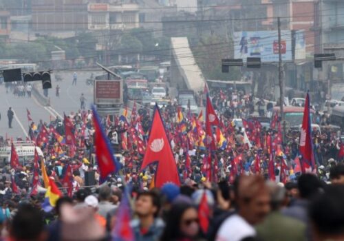 एमाले र राजावादीको प्रदर्शन: सवारी व्यवस्था मिलाउन झण्डै ८ सय ट्राफिक प्रहरी परिचालन