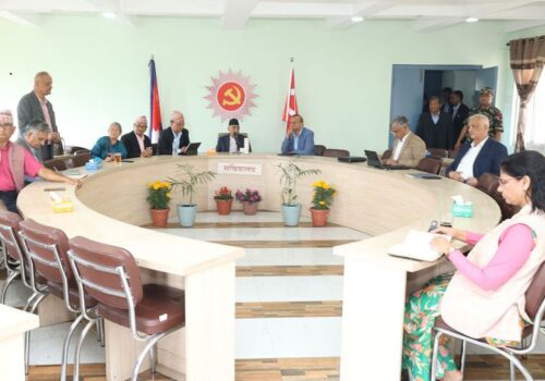 एमाले बैठक: जेठ १५ गते देशव्यापी जनप्रदर्शनलाई सफल पार्न नेताहरूको जिम्मेवारी तोकियो