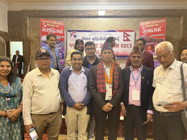 बुद्धिजीवी परिषद्को अध्यक्षमा गजेन्द्र थपिलया विजयी