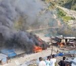 ग्यास सिलिण्डर पड्किँदा बाम्का बजारमा आगलागी, ४० पसल नष्ट